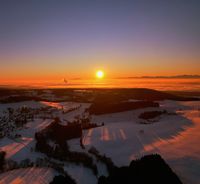 Sonnenaufgang im Winter